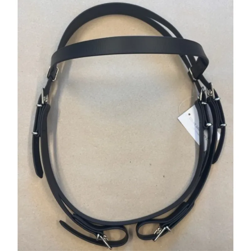 O.Shepherd Synthetic Headstall - Black - Cob/Full